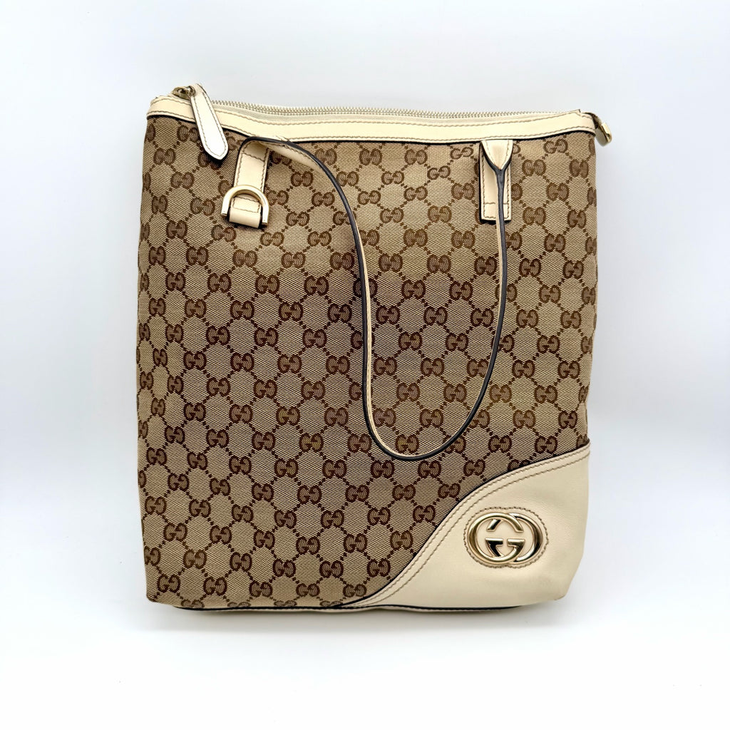 Gucci White Satchel