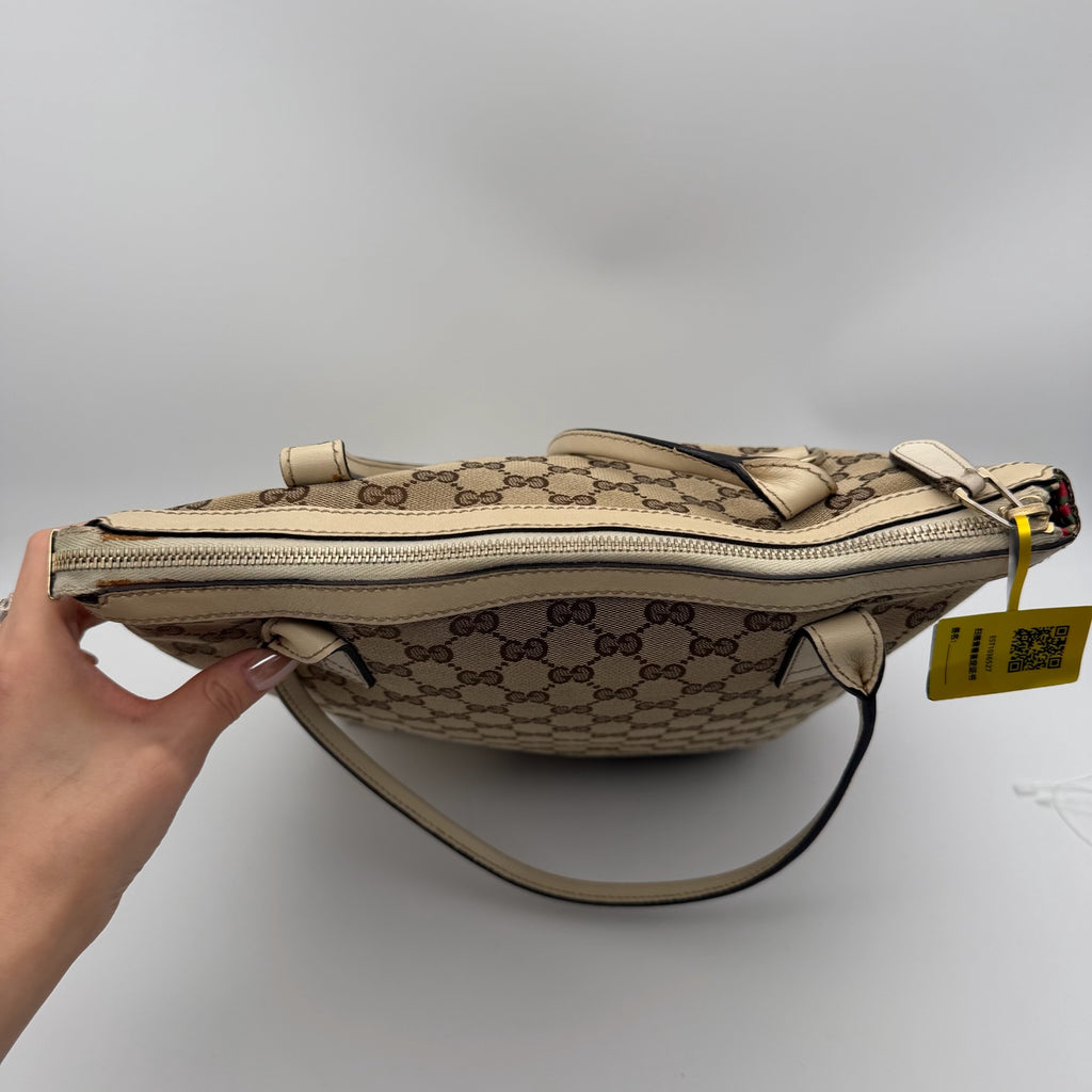 Gucci White Satchel