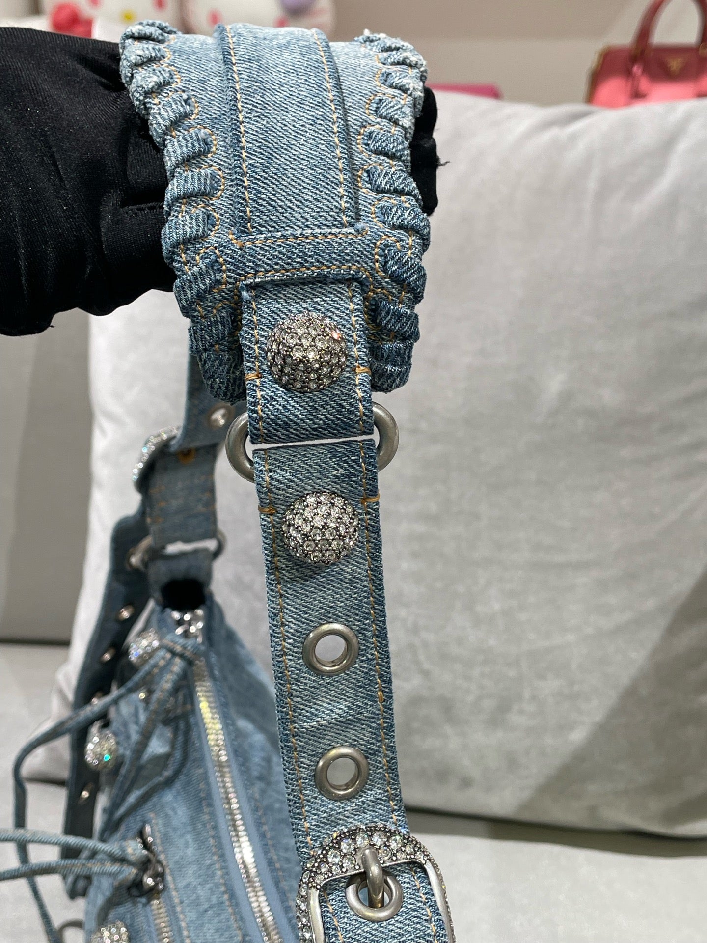 Balenciaga LE CAGOLE Blue 6713072109U4715