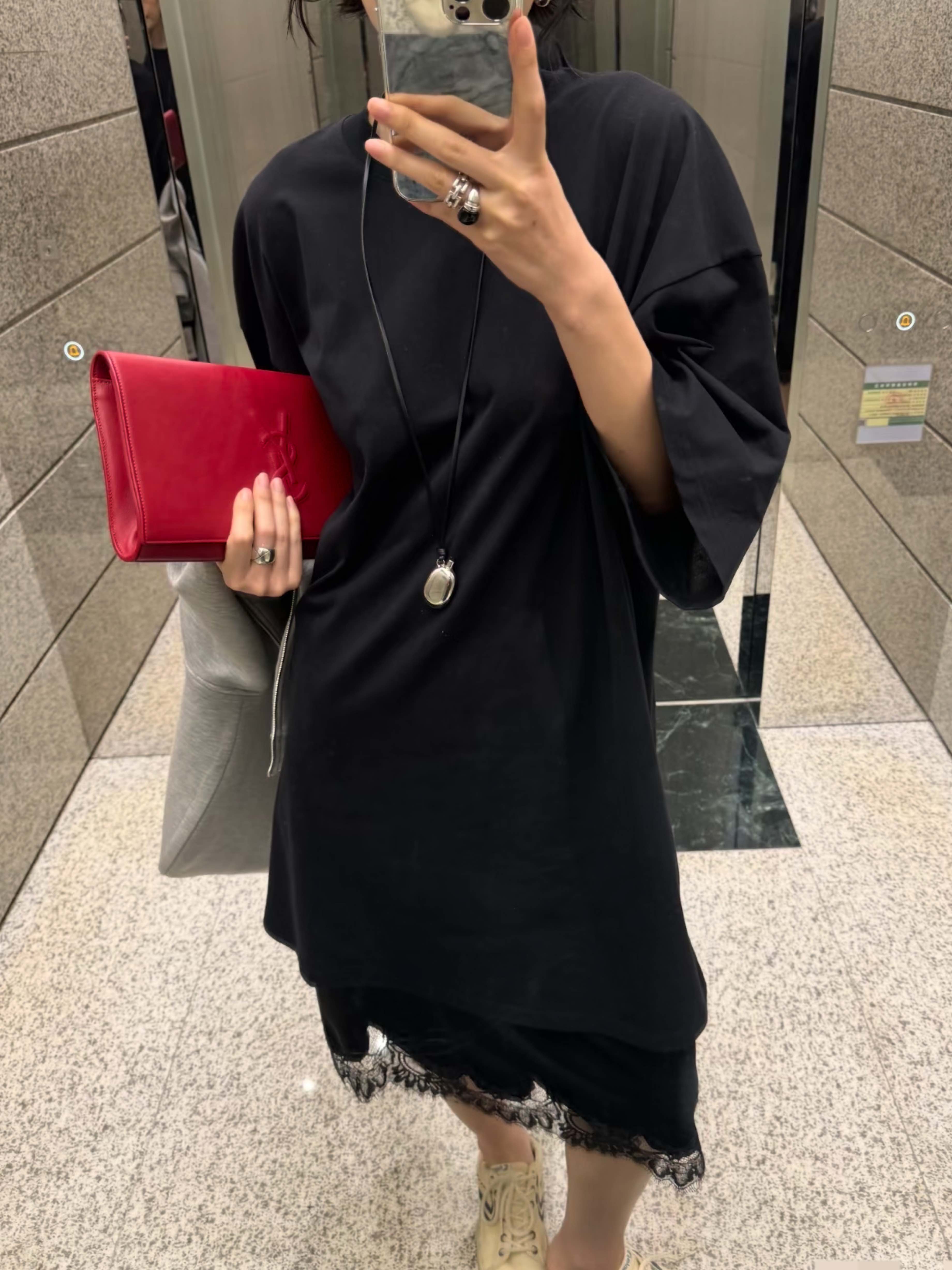 Saint laurent Red Clutch