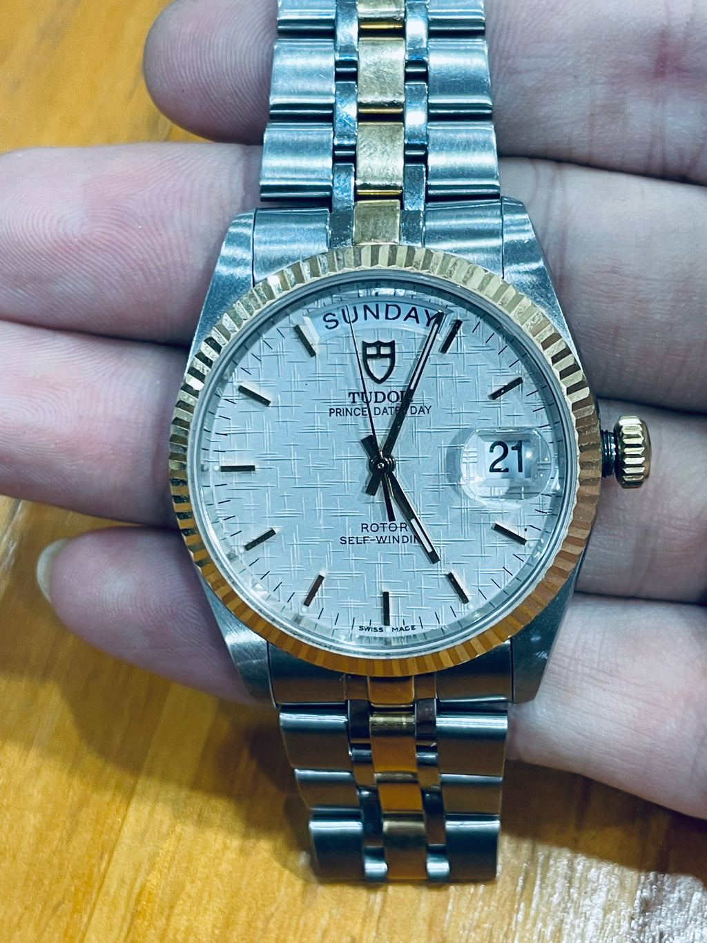Tudor Prince Sunday Calendar Model 36 millimeters m76213-0019