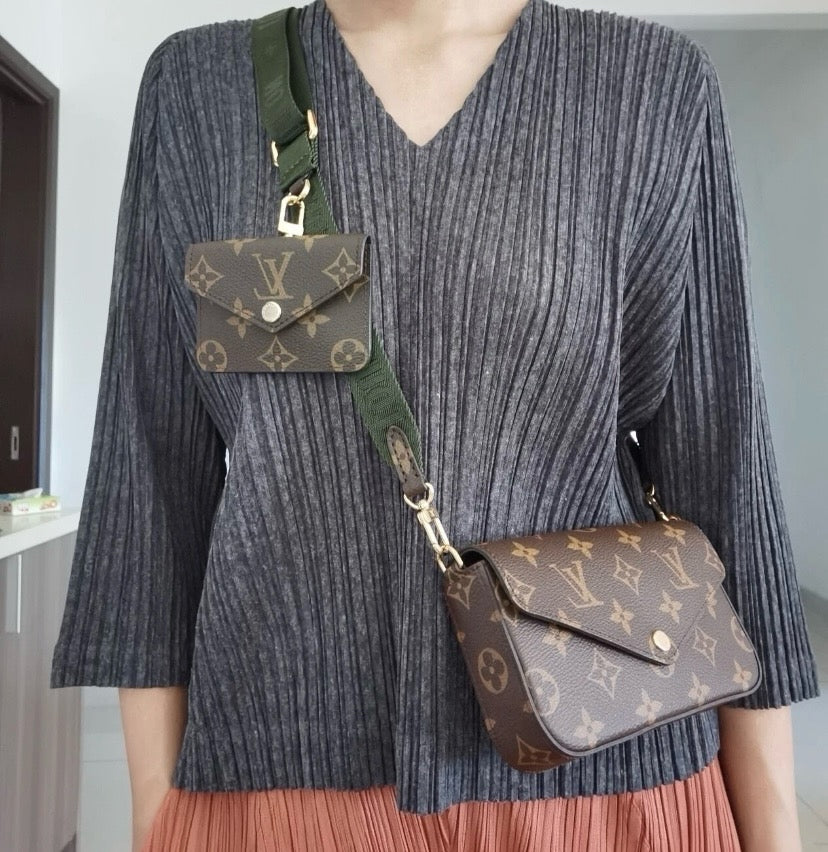 Louis Vuitton Green Crossbody