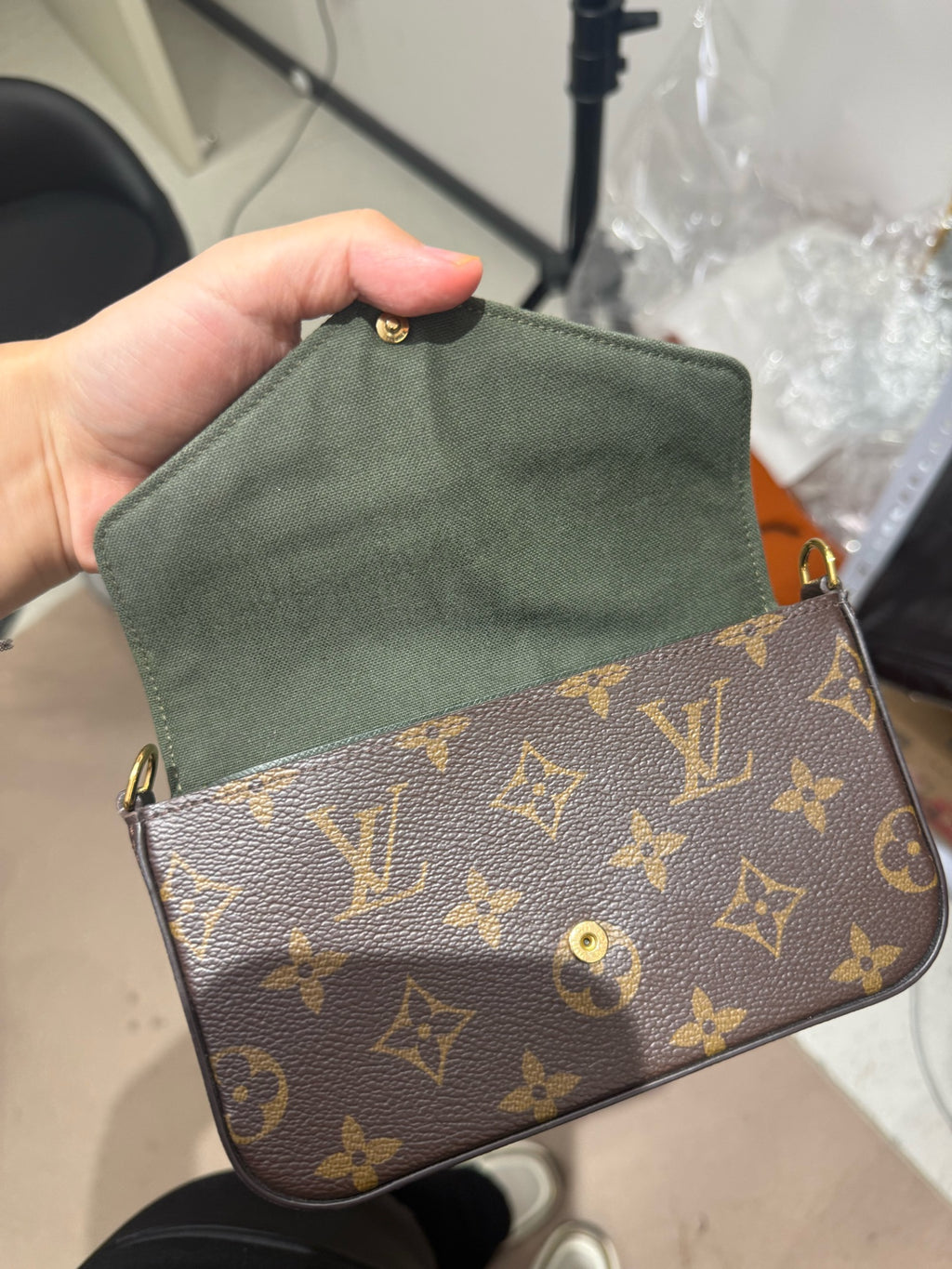 Louis Vuitton Green Crossbody