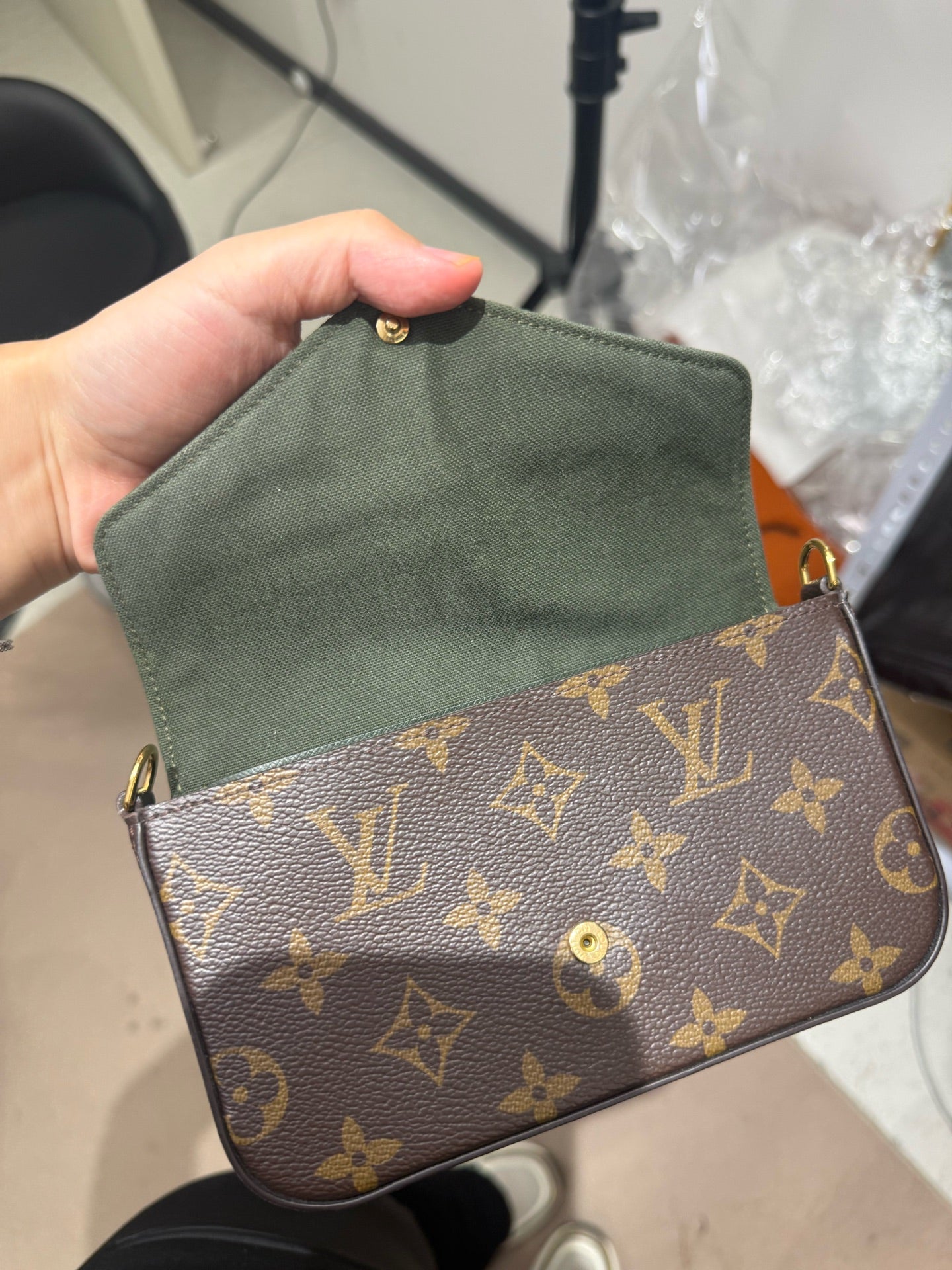 Louis Vuitton Green Crossbody