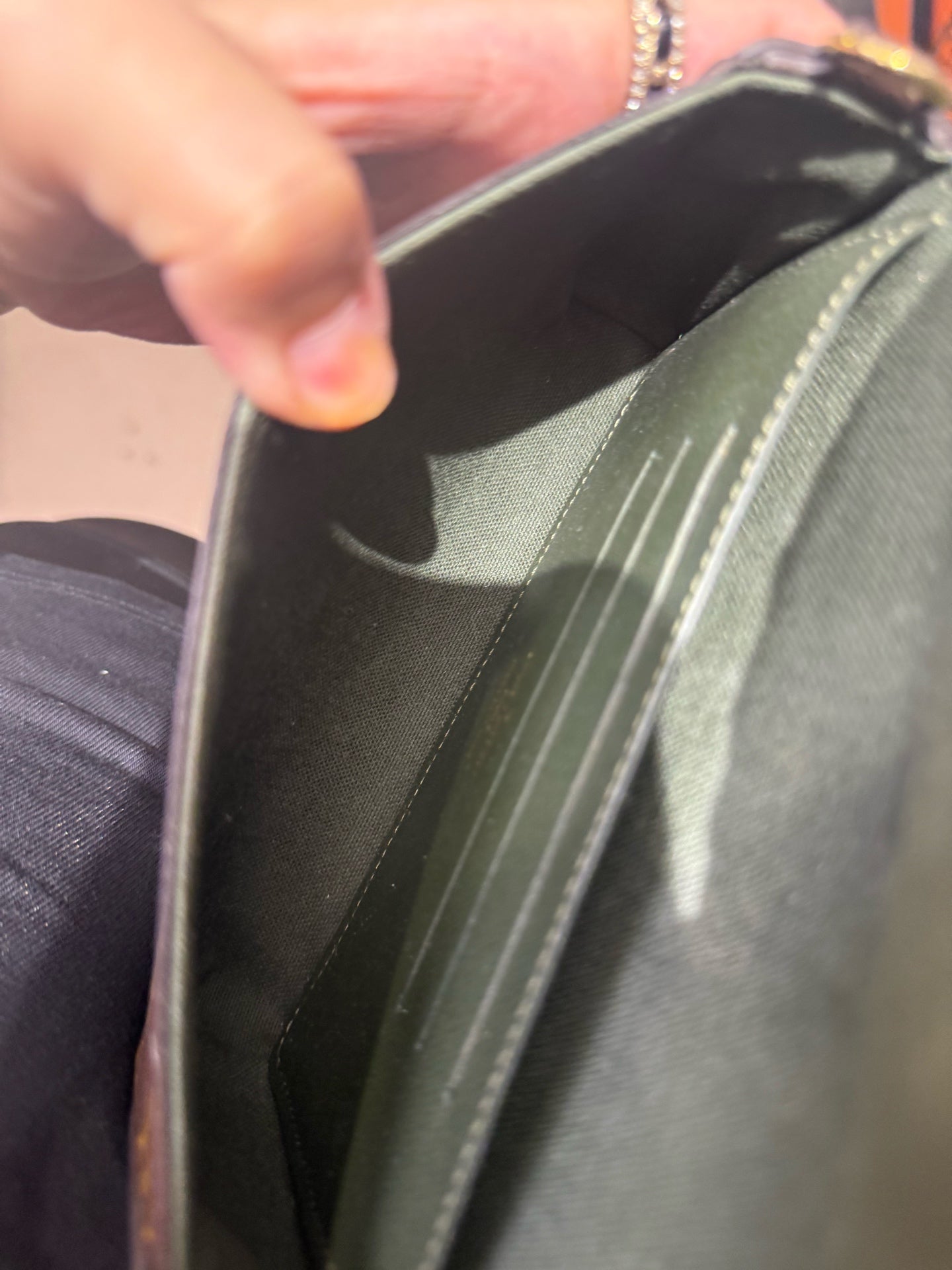 Louis Vuitton Green Crossbody
