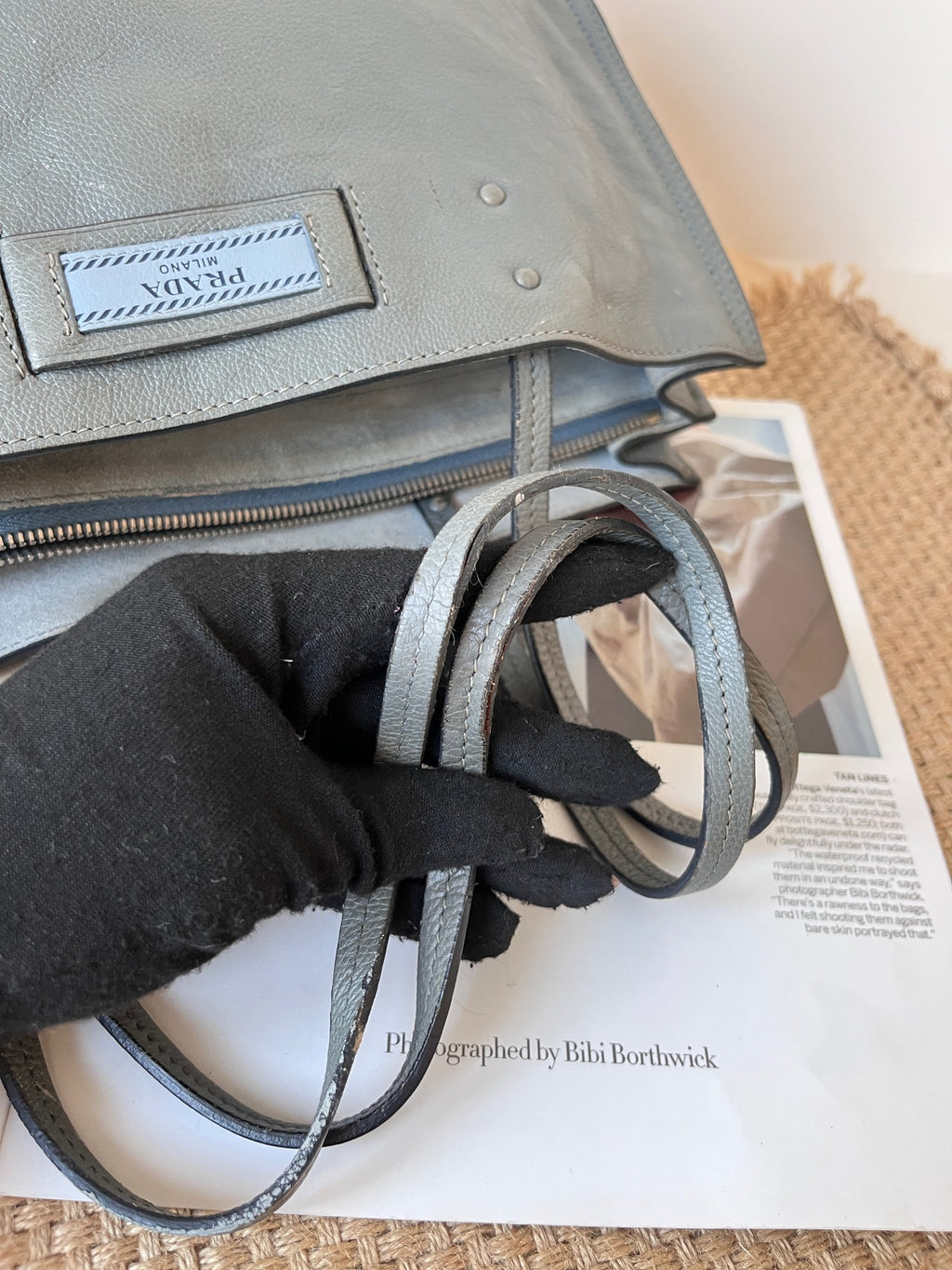 Prada Leather Tote