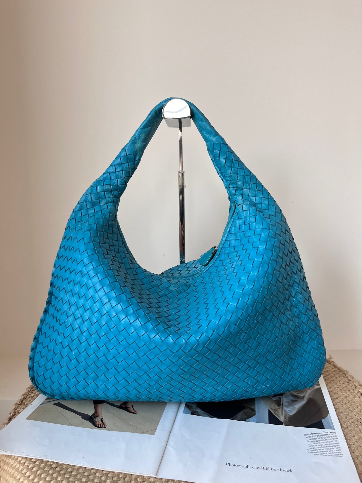 Bottega Veneta Leather Blue