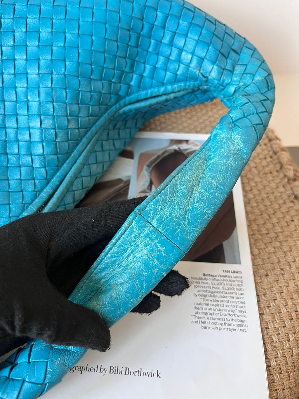 Bottega Veneta Leather Blue