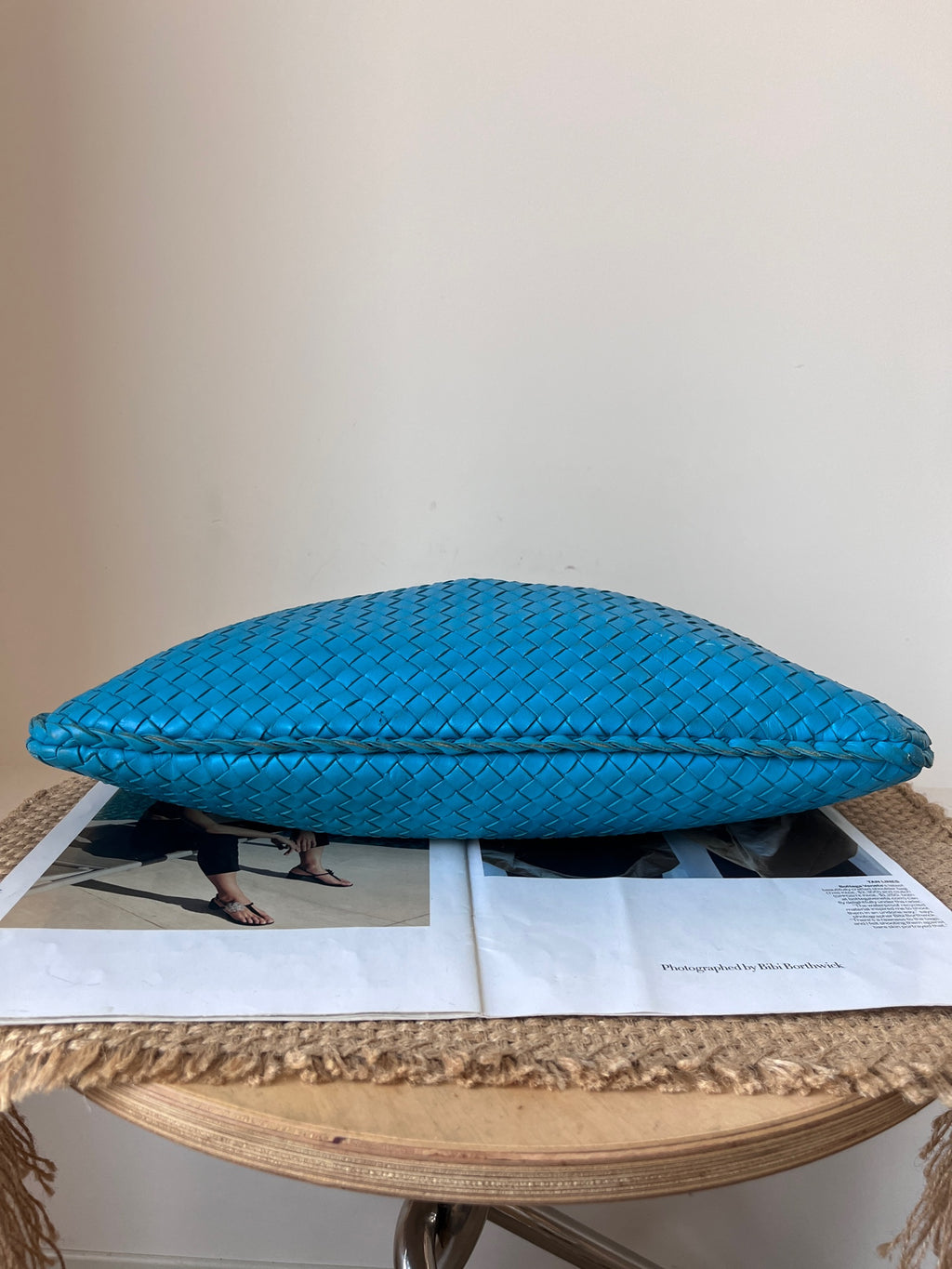 Bottega Veneta Leather Blue