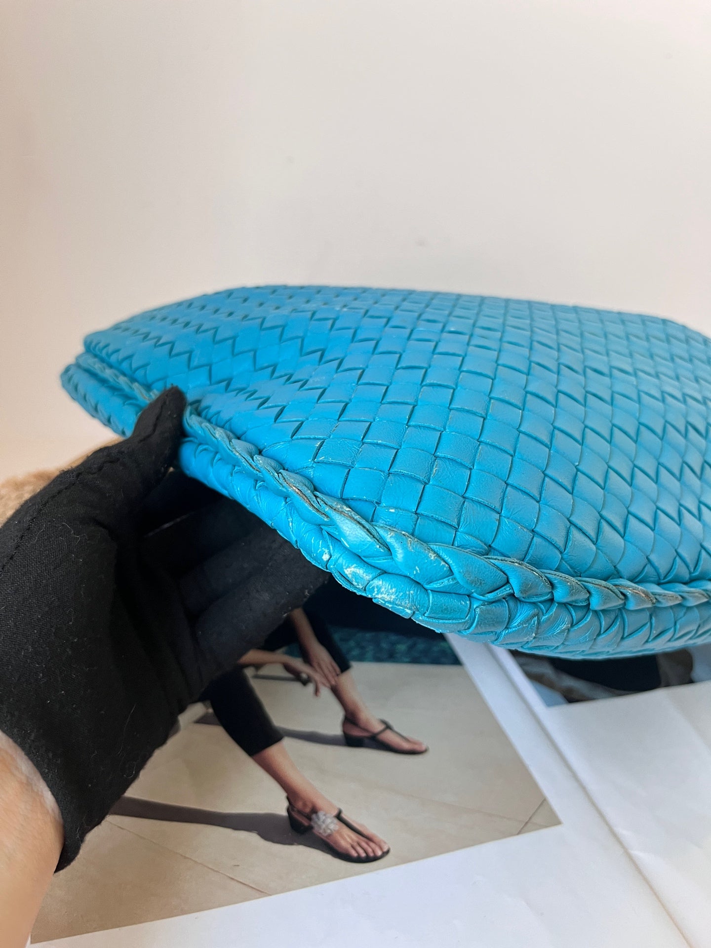 Bottega Veneta Leather Blue