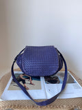 Bottega Veneta Leather Purple Crossbody