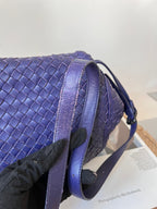 Bottega Veneta Leather Purple Crossbody