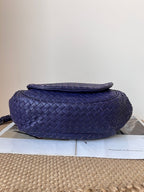 Bottega Veneta Leather Purple Crossbody