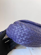 Bottega Veneta Leather Purple Crossbody