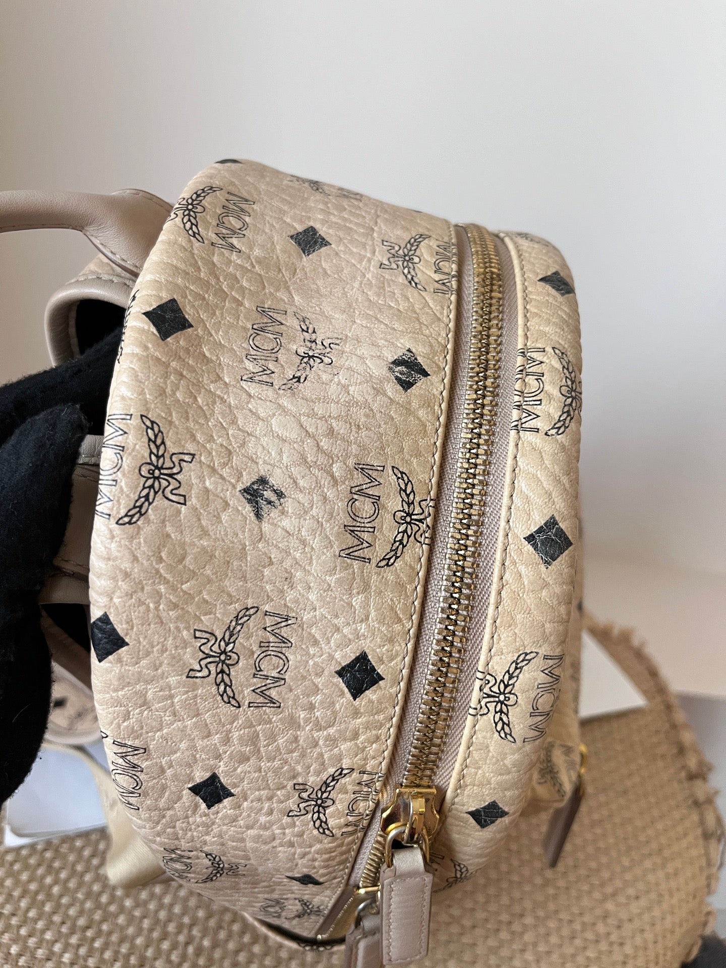 MCM Beige Backpack