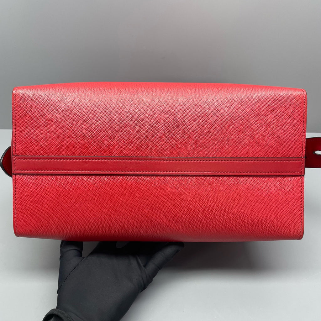 Prada Red Satchel