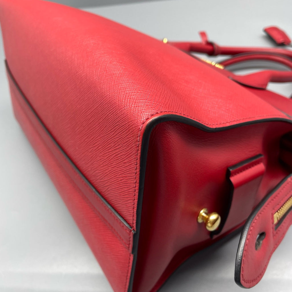 Prada Red Satchel