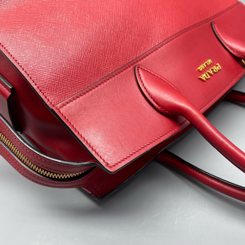 Prada Red Satchel