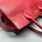 Prada Red Satchel