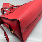 Prada Red Satchel