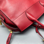 Prada Red Satchel
