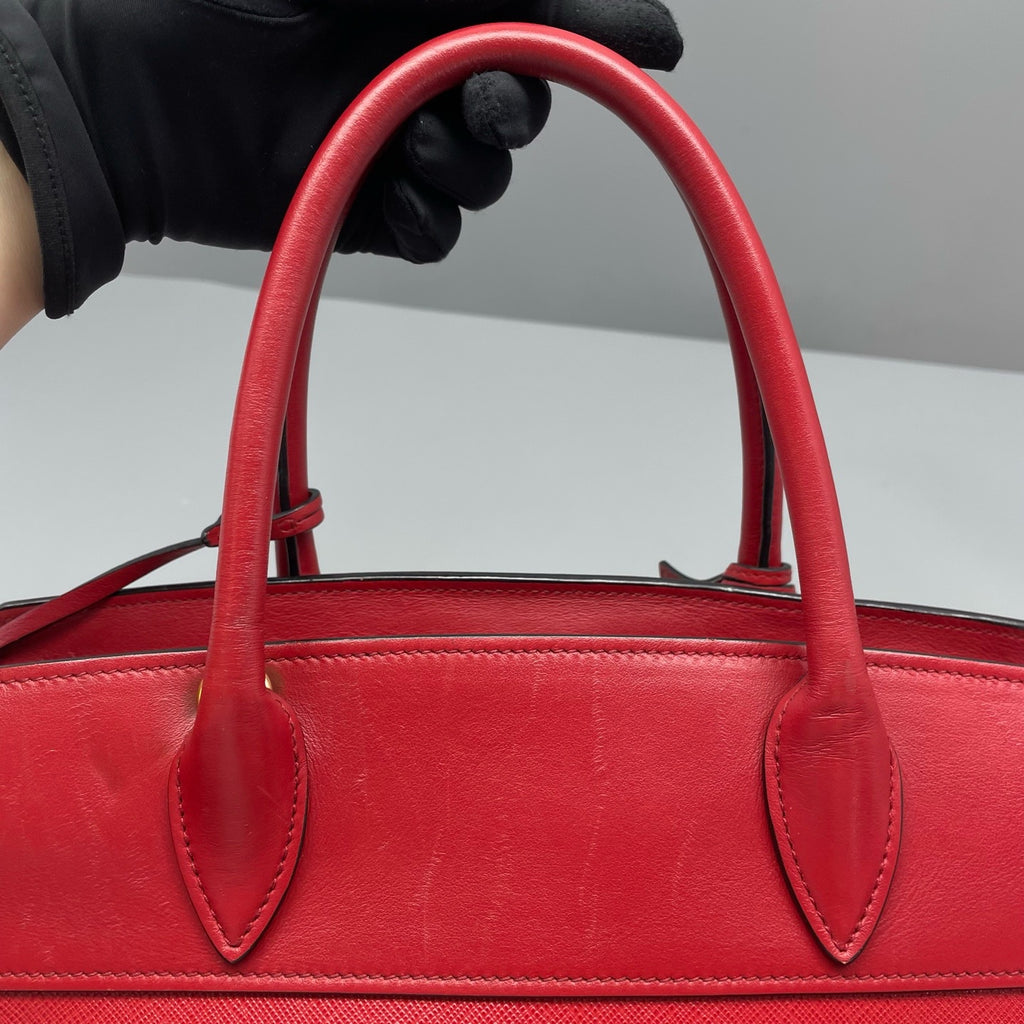 Prada Red Satchel