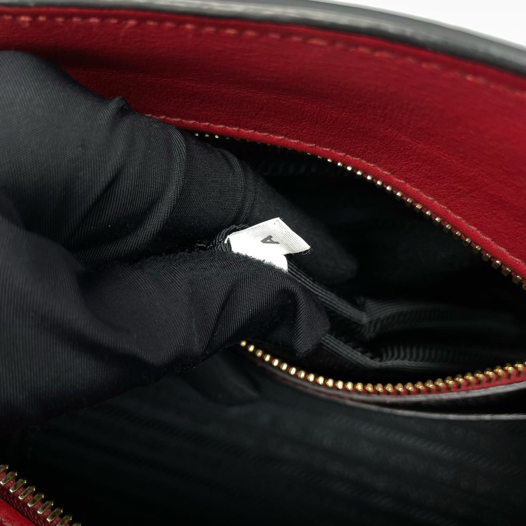 Prada Red Satchel