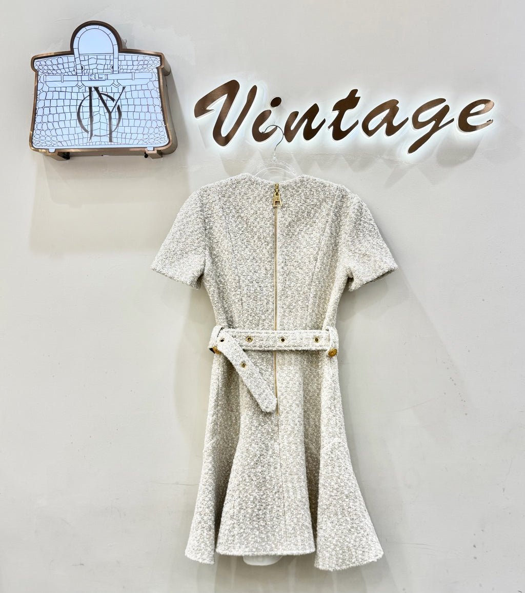 Louis Vuitton Tweed Dress 38