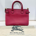 Burberry Leather Red Satchel