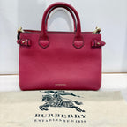 Burberry Leather Red Satchel