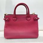 Burberry Leather Red Satchel
