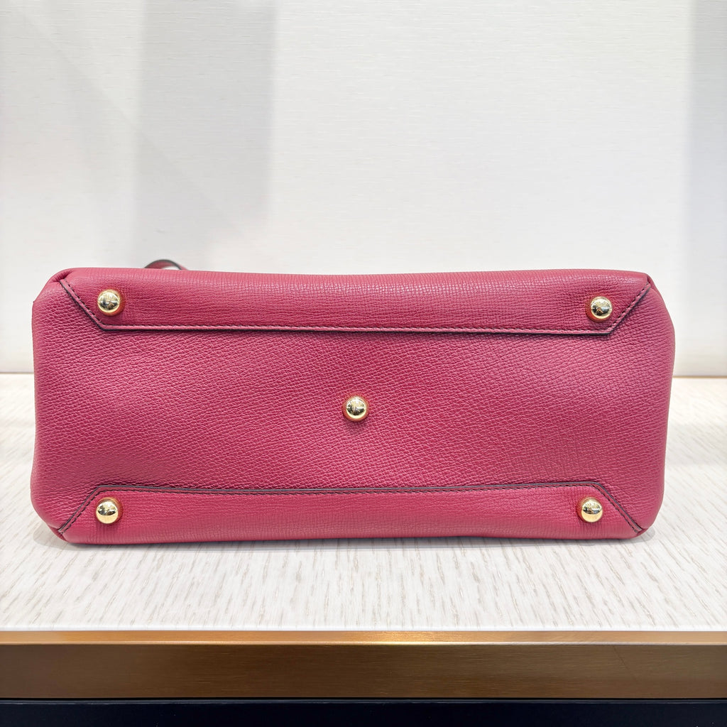 Burberry Leather Red Satchel