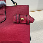 Burberry Leather Red Satchel