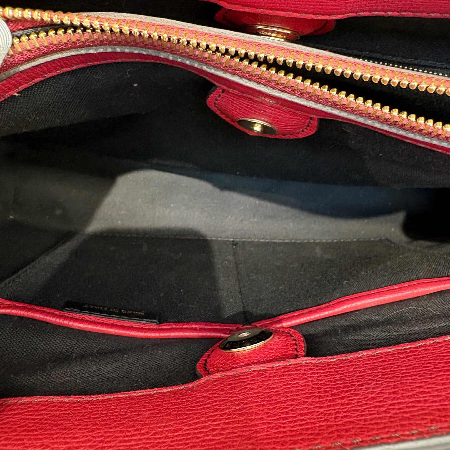 Burberry Leather Red Satchel