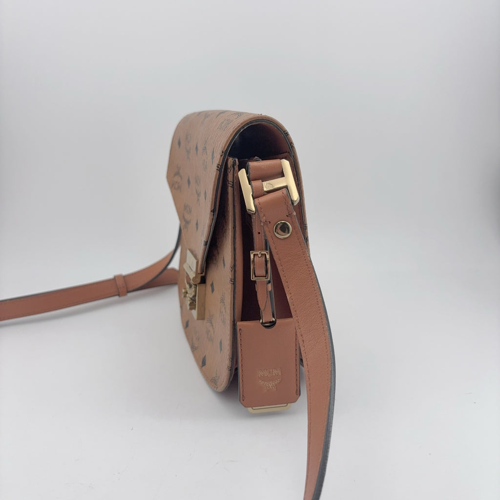 MCM Leather Messenger Bag MWS6SPA03CO001