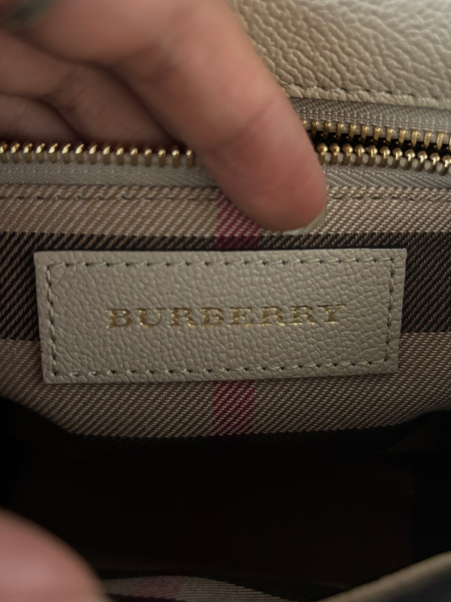 Burberry White Crossbody