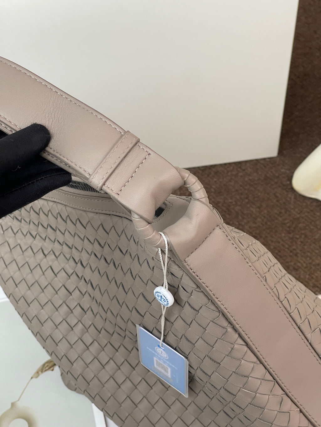 Bottega Veneta Gray Shoulder Bag