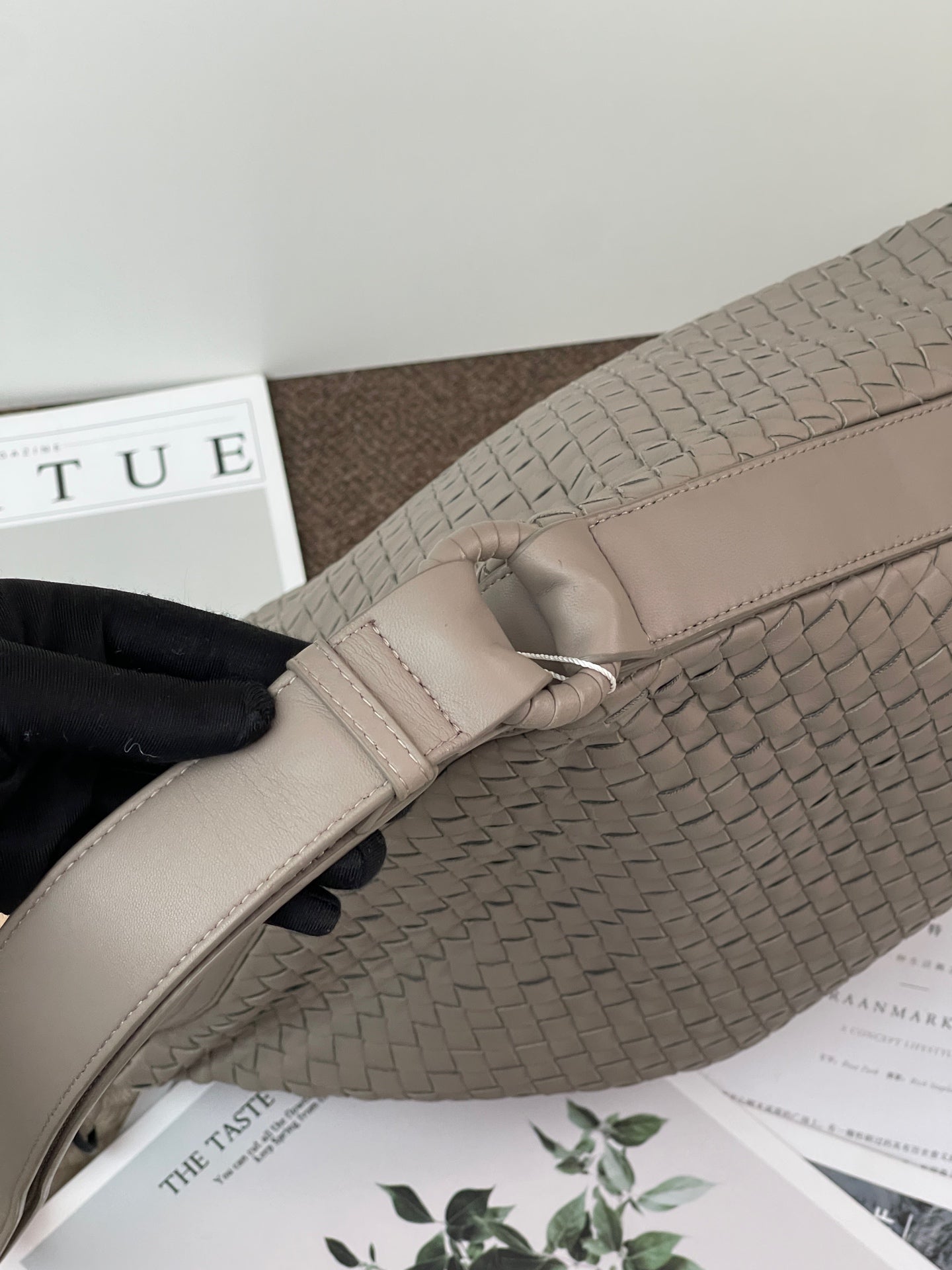 Bottega Veneta Gray Shoulder Bag