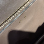 Celine Classic Medium-Sized Lizard-Grain Leather Handbag Shoulder Bag 189174TLC.02VG