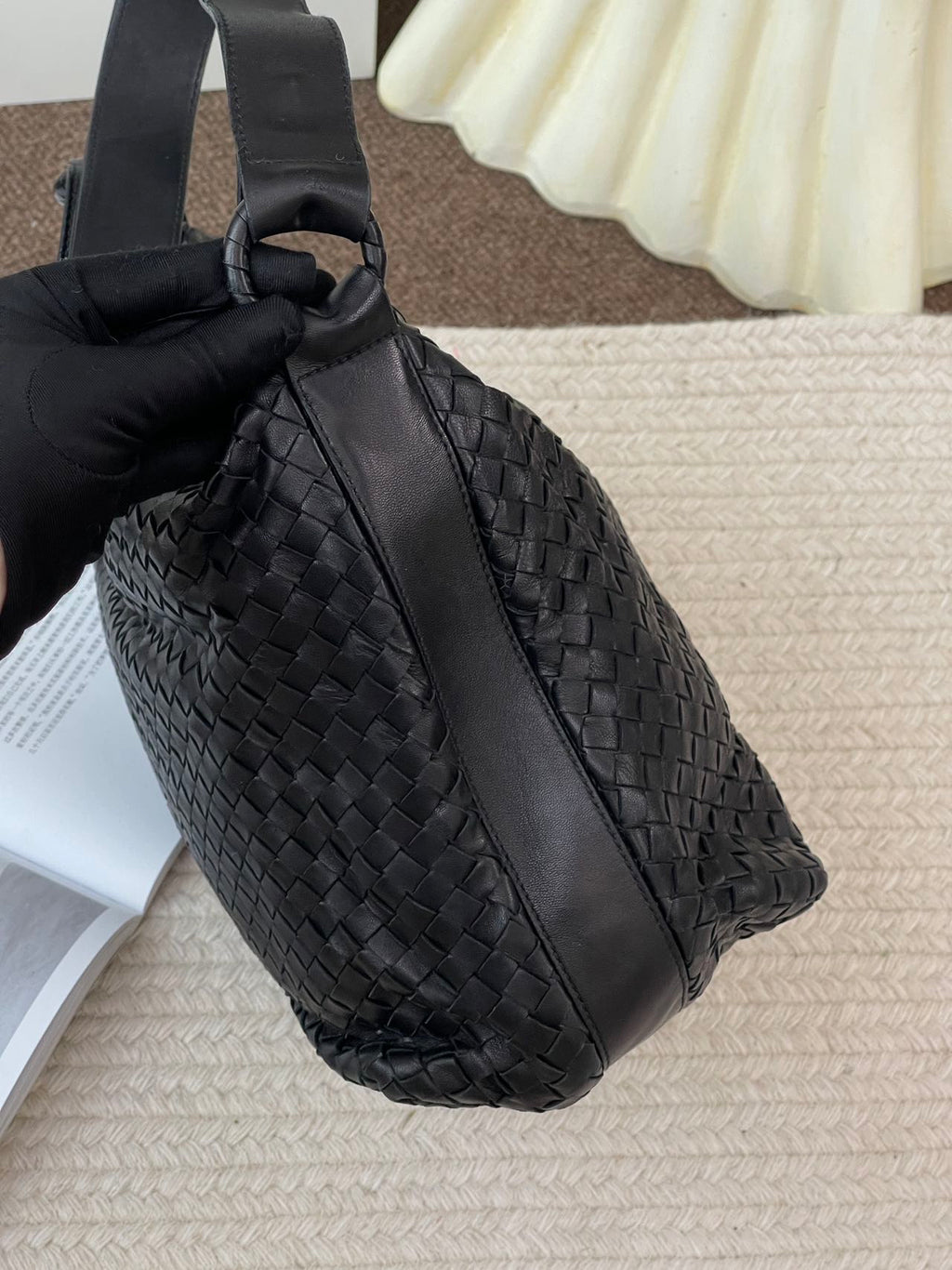 Bottega Veneta Black Shoulder Bag