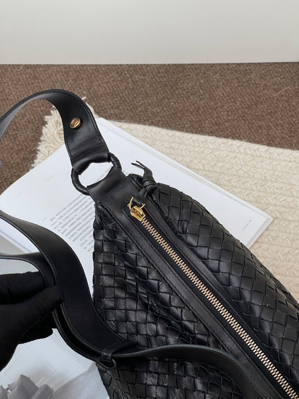 Bottega Veneta Black Shoulder Bag