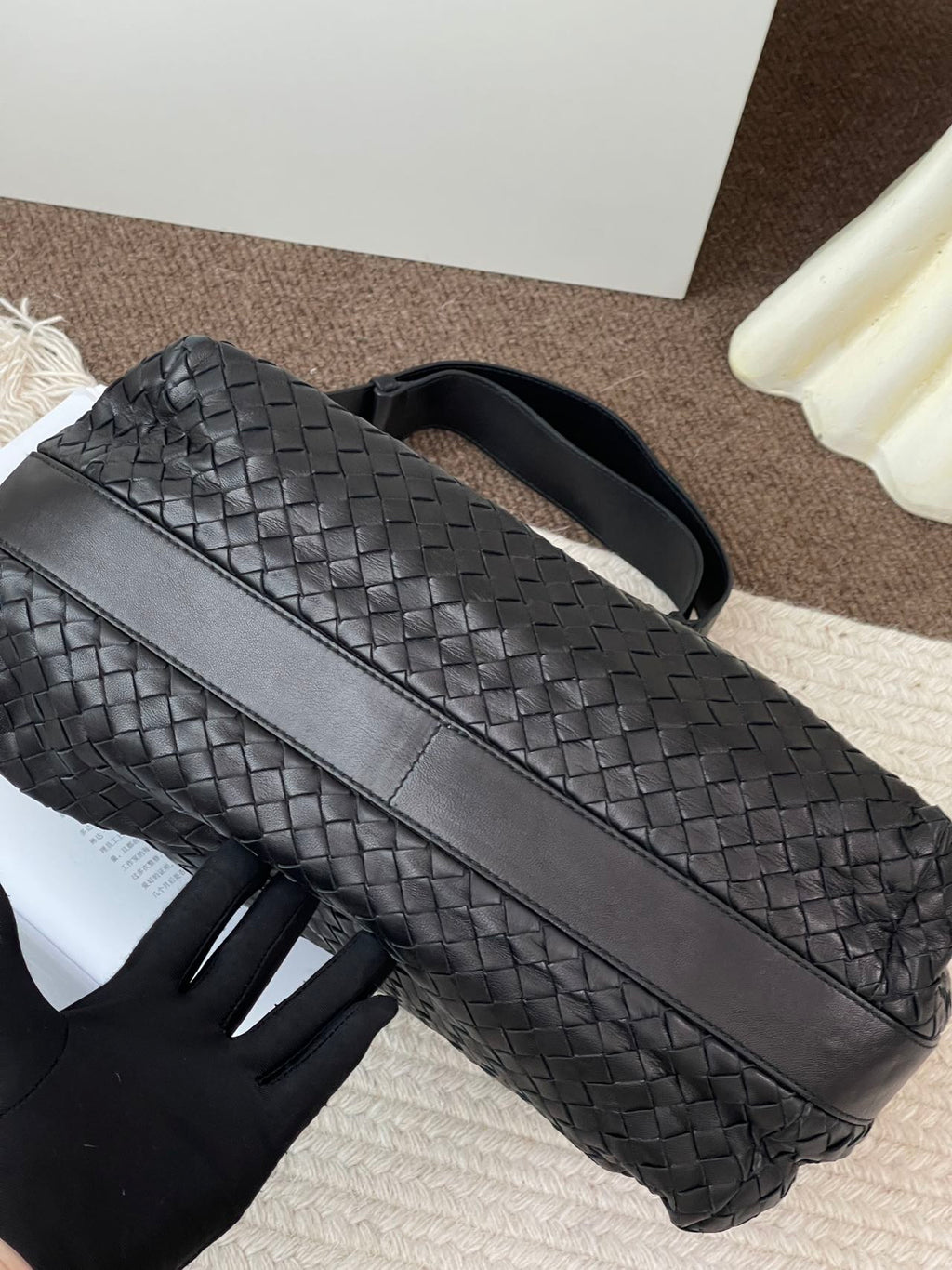 Bottega Veneta Black Shoulder Bag