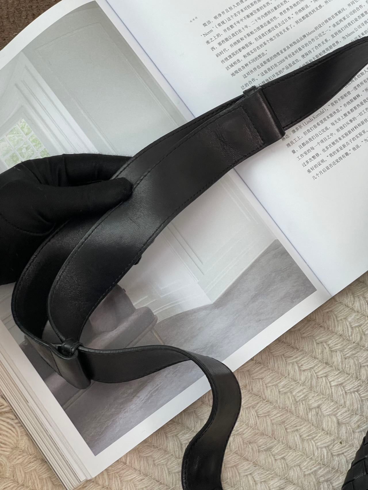 Bottega Veneta Black Shoulder Bag
