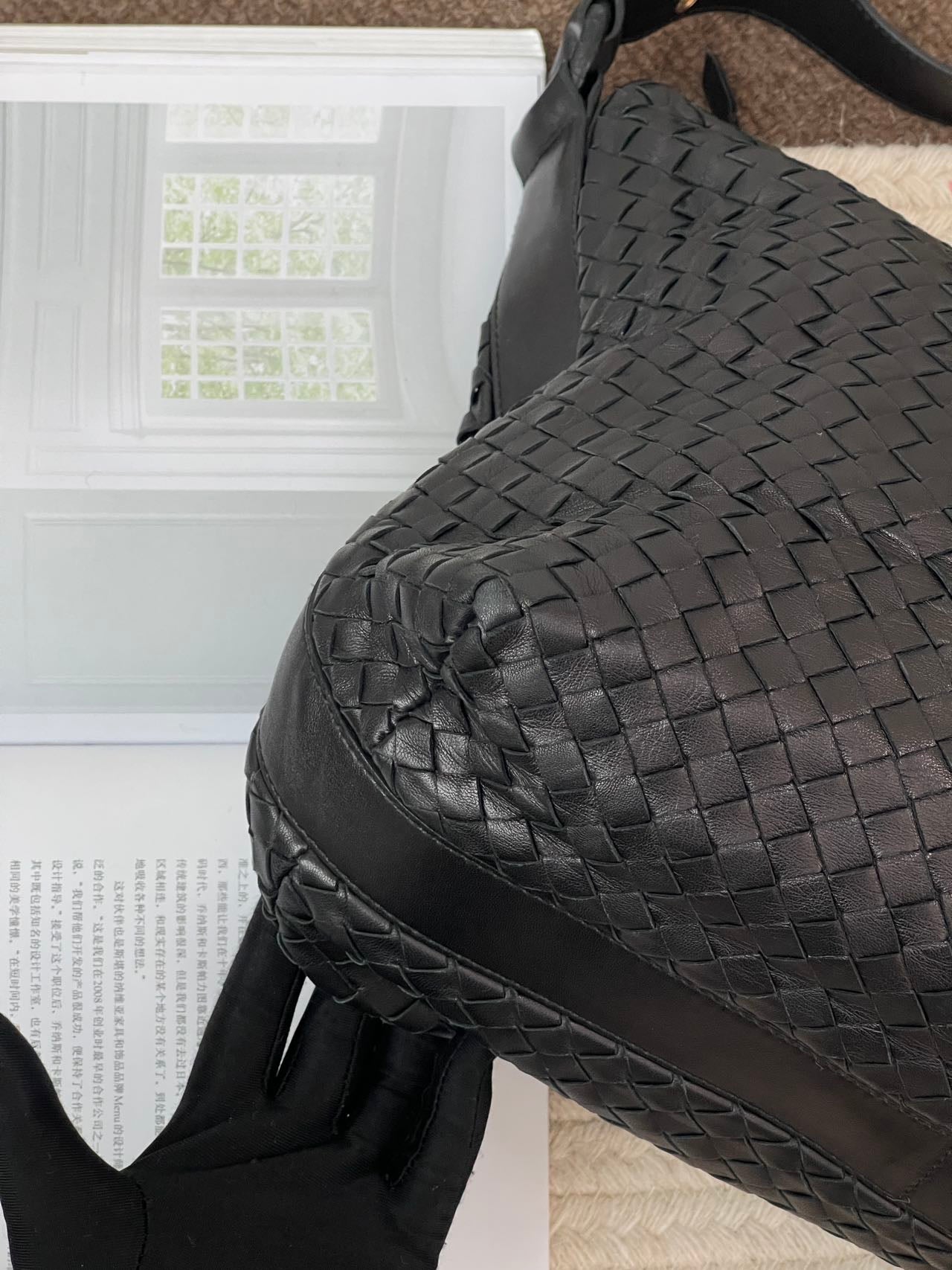 Bottega Veneta Black Shoulder Bag