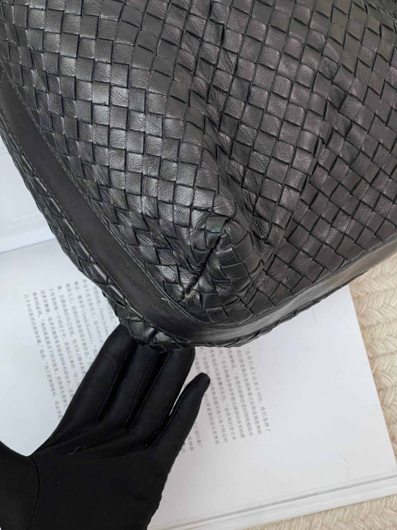 Bottega Veneta Black Shoulder Bag