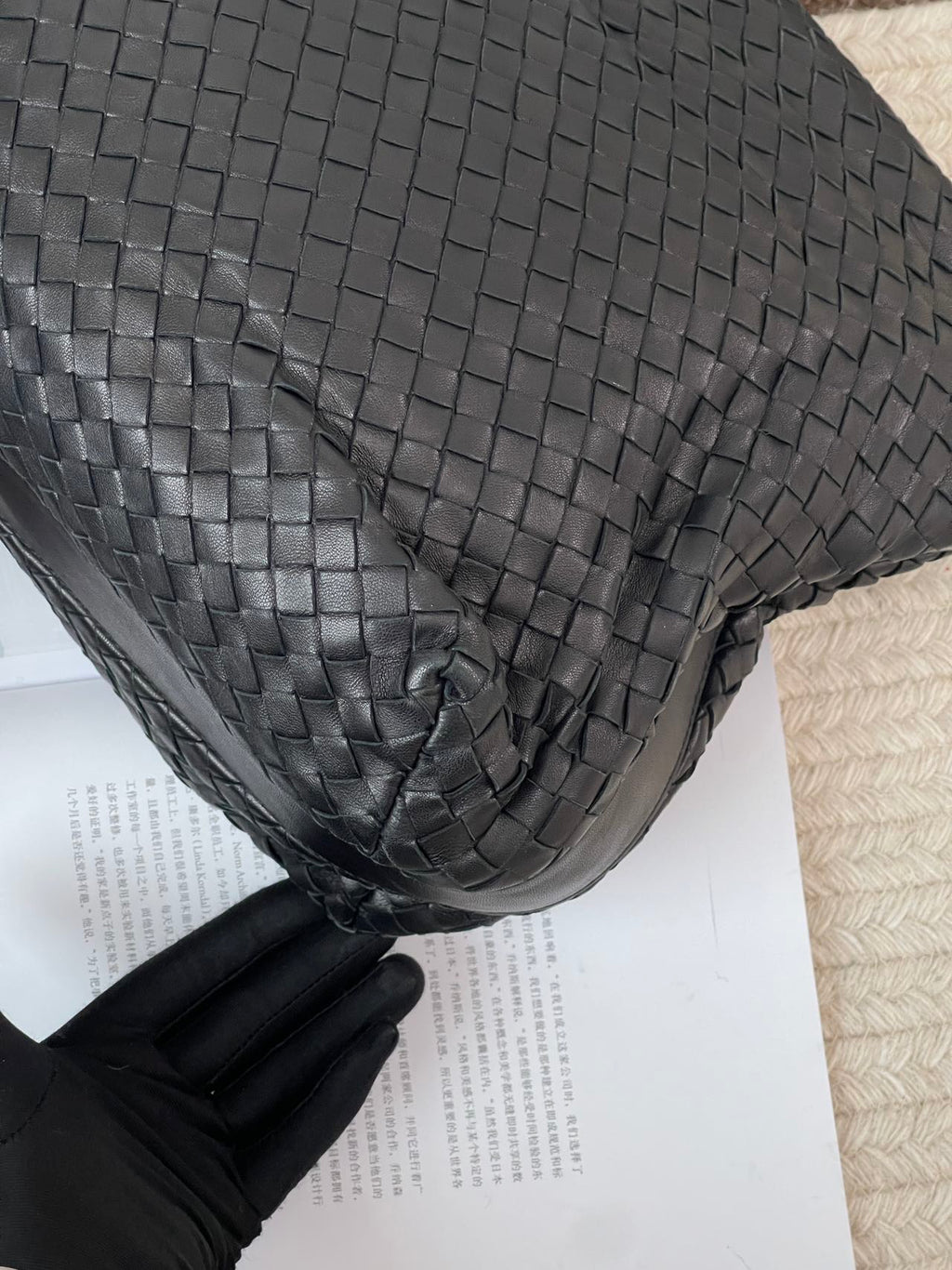 Bottega Veneta Black Shoulder Bag