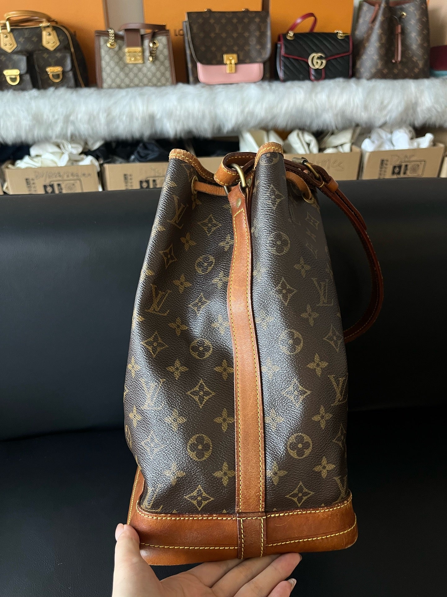 Louis Vuitton Bucket & Drawstring Bag