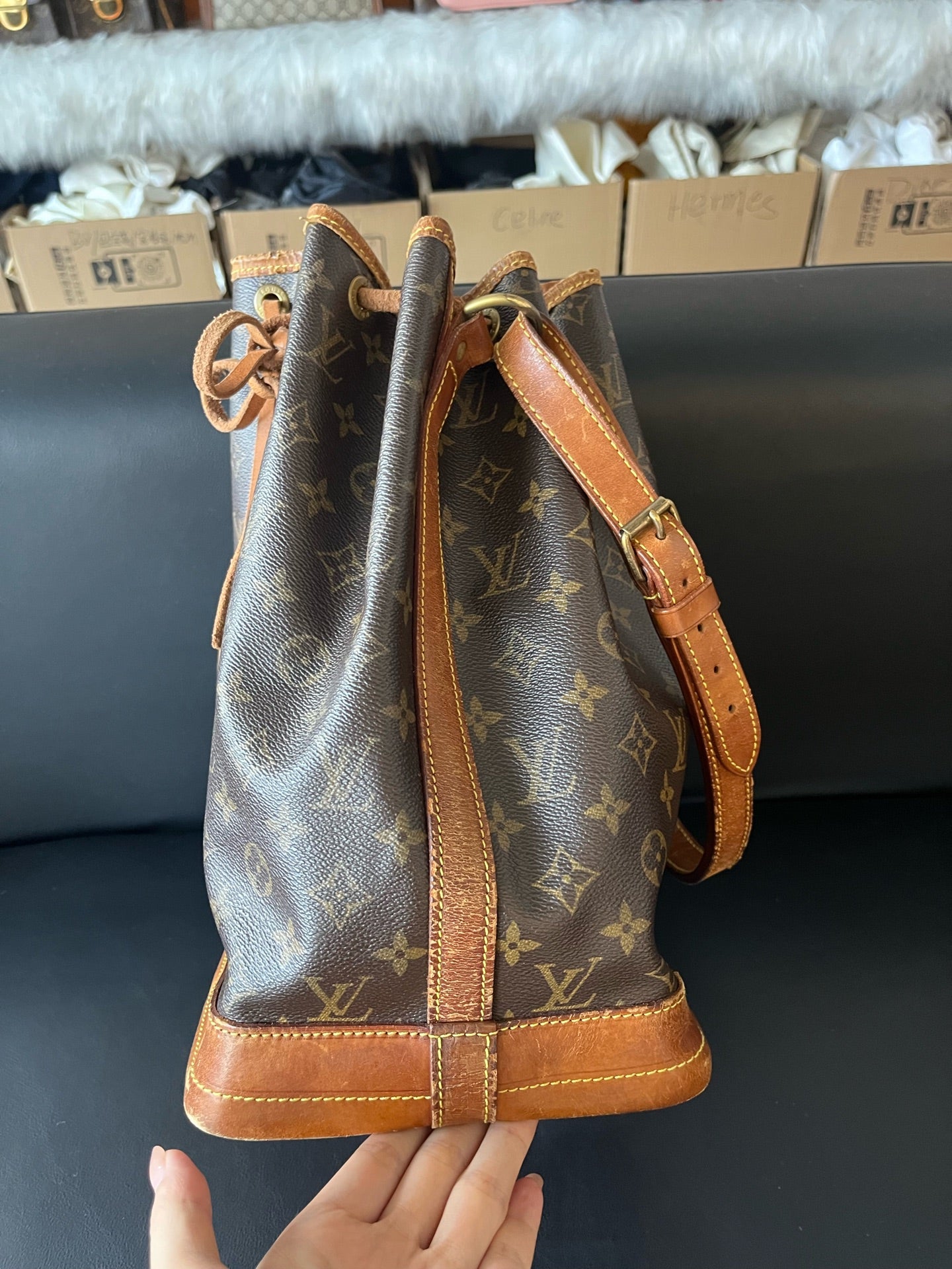 Louis Vuitton Bucket & Drawstring Bag