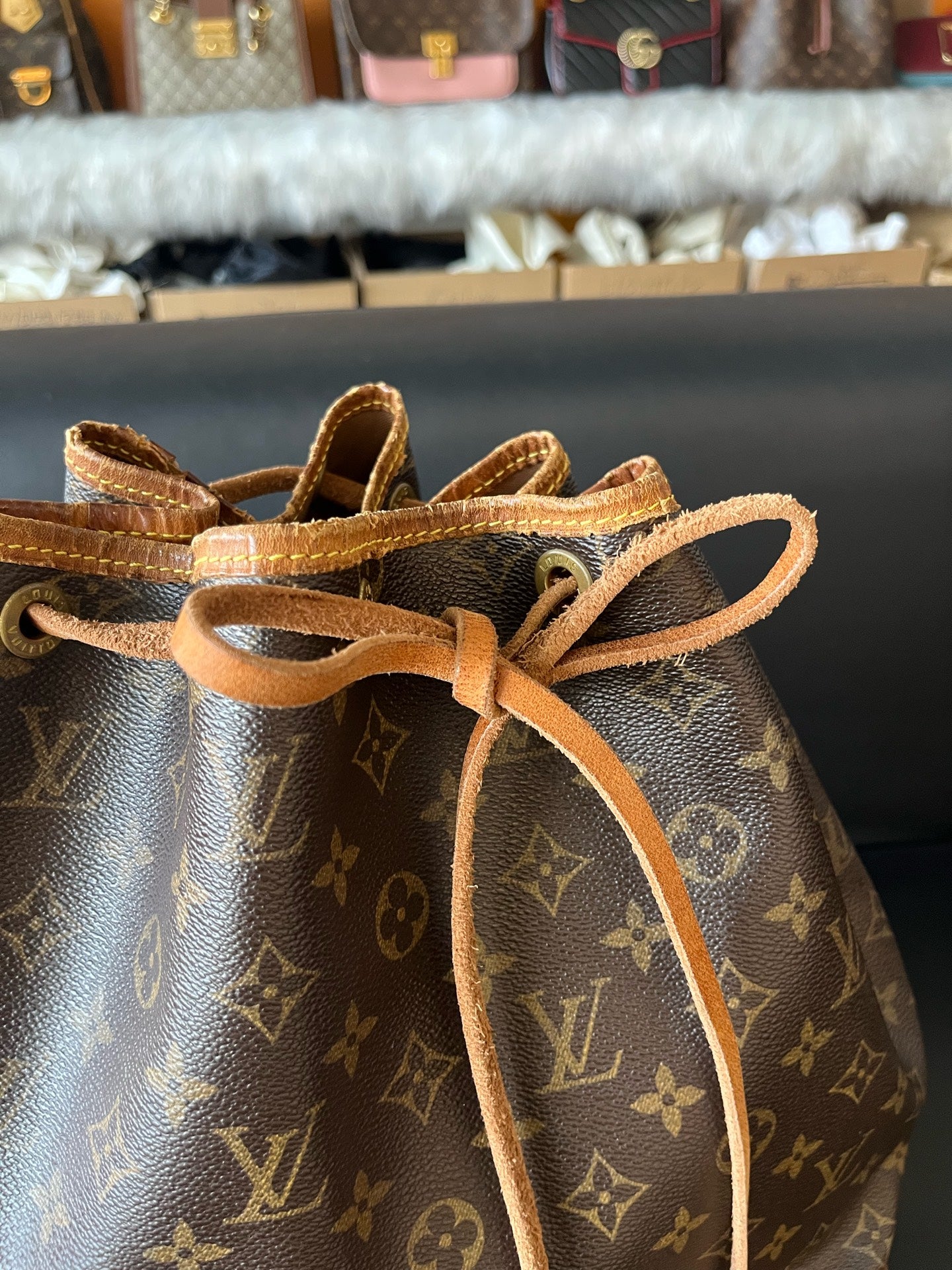 Louis Vuitton Bucket & Drawstring Bag