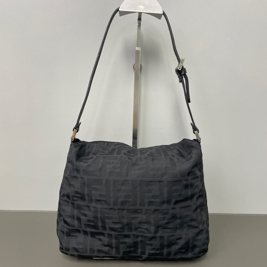 Fendi Cordura Black Shoulder Bag